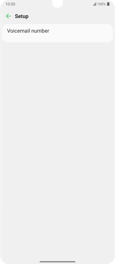 Press Voicemail number. Press Voicemail number.