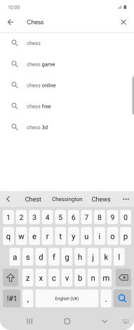 Key in the name or subject of the required app and press the search icon. Key in the name or subject of the required app and press the search icon.