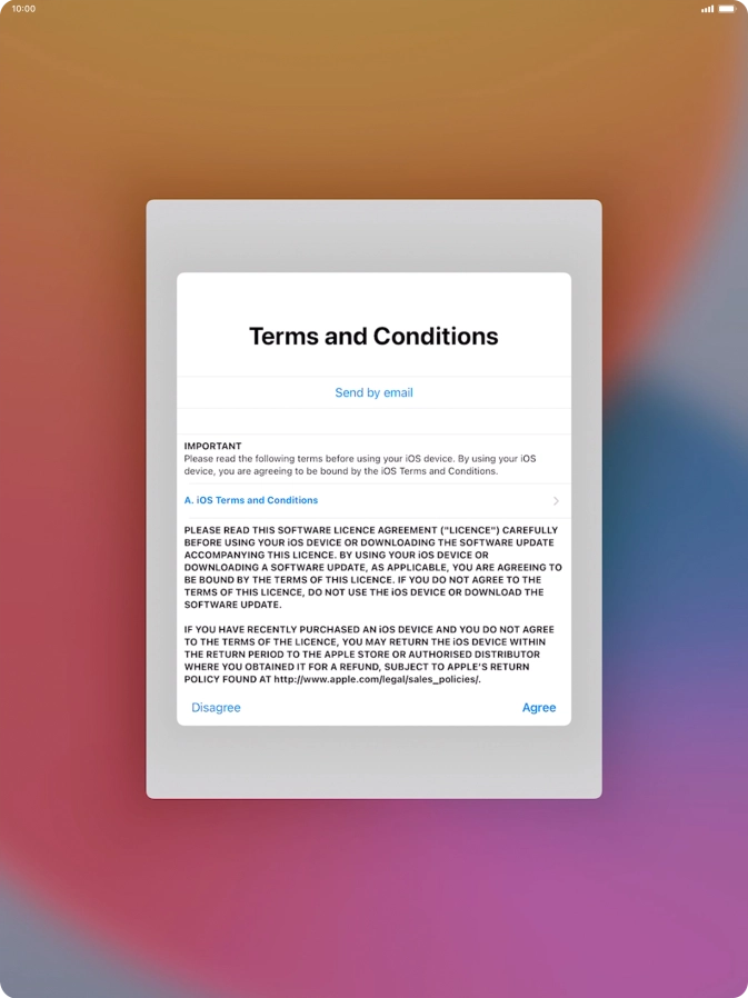 Press Agree. Press Agree.