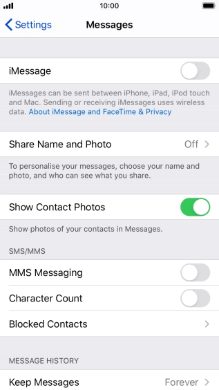 Press the indicator next to Press the indicator next to