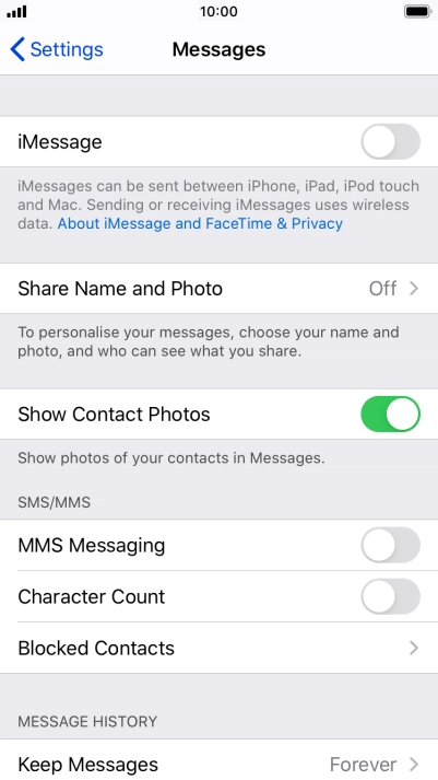 Press the indicator next to Press the indicator next to