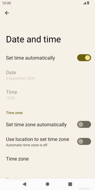 Press the indicator next to Press the indicator next to