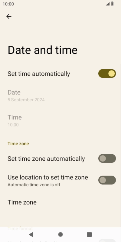 Press the indicator next to Press the indicator next to