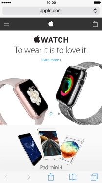 Press the address bar. Press the address bar.