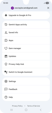 Press Settings. Press Settings.