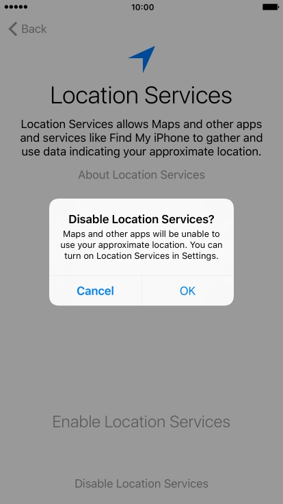 If you turn off the function, press OK. If you turn off the function, press OK.
