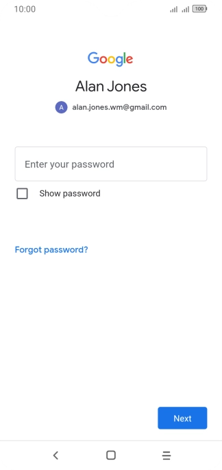 Press the field below Press the field below