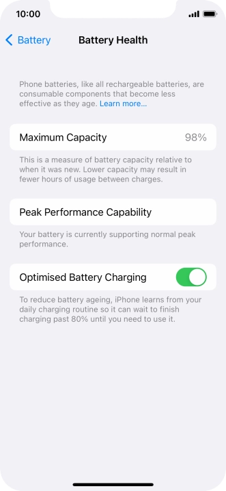 Press the indicator next to Press the indicator next to