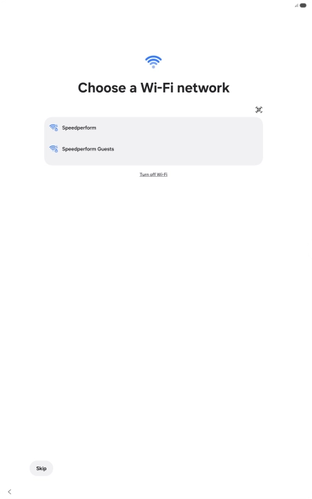 Press the required Wi-Fi network. Press the required Wi-Fi network.
