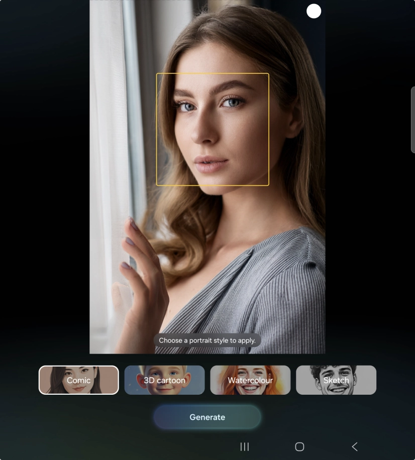 Follow the instructions on the screen to use the selected function and press Generate. Follow the instructions on the screen to use the selected function and press Generate.
