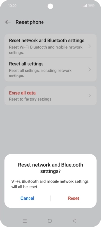 Press Reset. Press Reset.