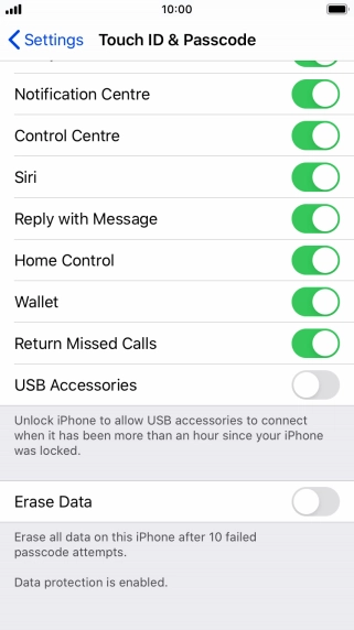 Press the indicator next to Press the indicator next to