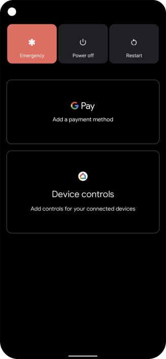 Press Power off. Press Power off.