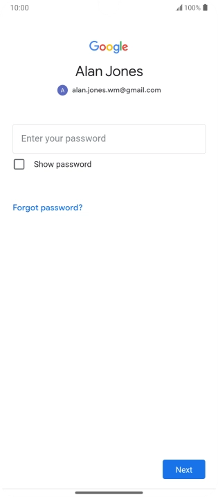 Press the field below Press the field below