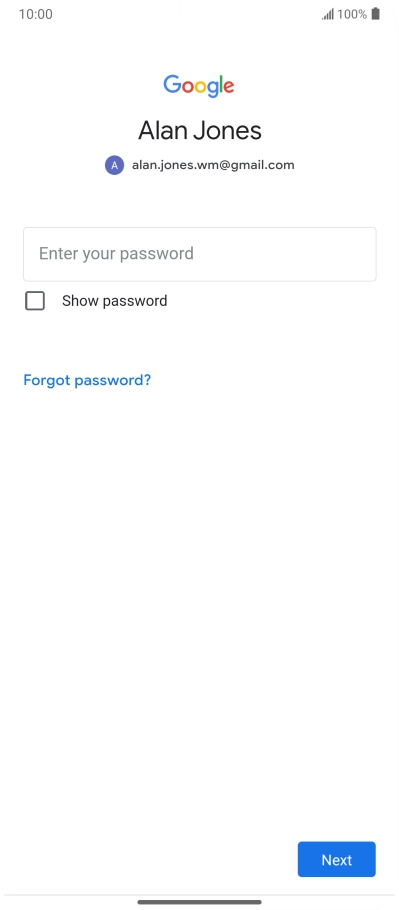 Press the field below Press the field below