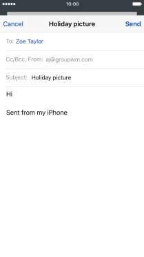 Press and hold the text input field until a pop-up menu is displayed. Press and hold the text input field until a pop-up menu is displayed.