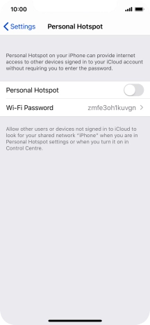 Press Wi-Fi Password and key in the required password. Press Wi-Fi Password and key in the required password.