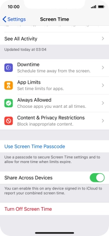 Press the indicator next to Press the indicator next to