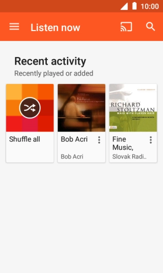 Slide your finger right starting from the left side of the screen. Slide your finger right starting from the left side of the screen.
