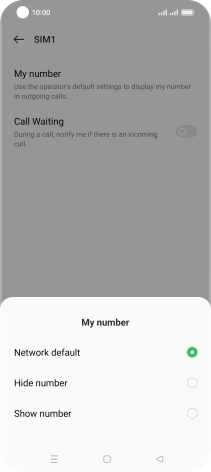 Press Show number to turn on caller identification. Press Show number to turn on caller identification.
