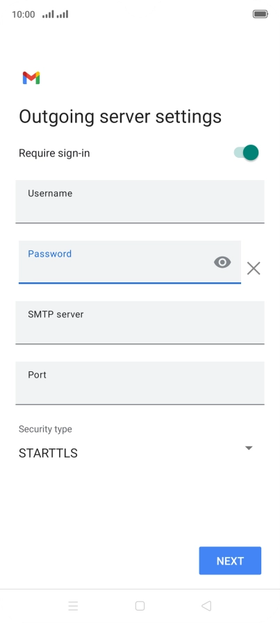 Press the field below Press the field below