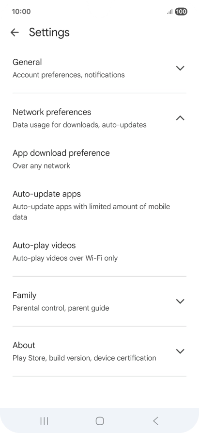 Press Auto-update apps. Press Auto-update apps.