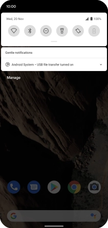 Press Android system. Press Android system.
