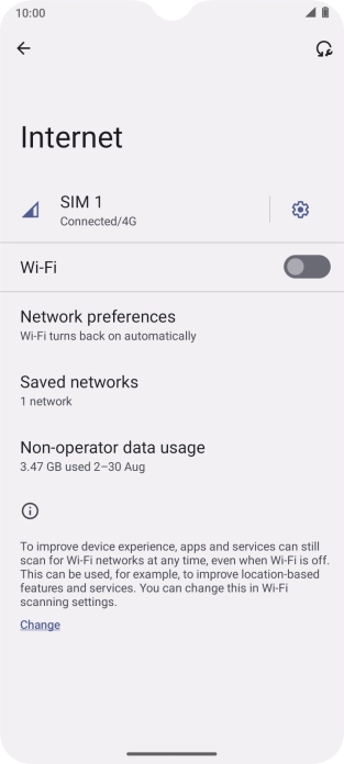 Press the indicator next to Press the indicator next to