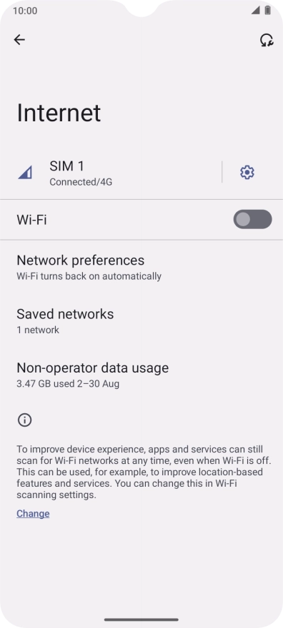 Press the indicator next to Press the indicator next to