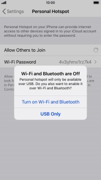 If Wi-Fi is turned off, press Turn on Wi-Fi and Bluetooth. If Wi-Fi is turned off, press Turn on Wi-Fi and Bluetooth.