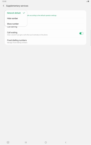 Press Show number to turn on caller identification. Press Show number to turn on caller identification.