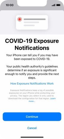 Press Continue. Press Continue.