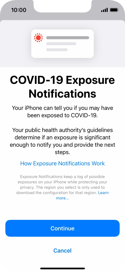 Press Continue. Press Continue.