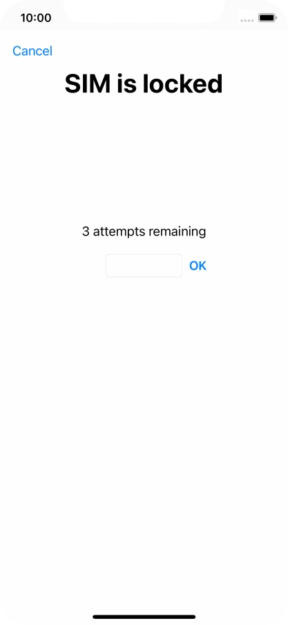 If your SIM is locked, key in your PIN and press OK. If your SIM is locked, key in your PIN and press OK.