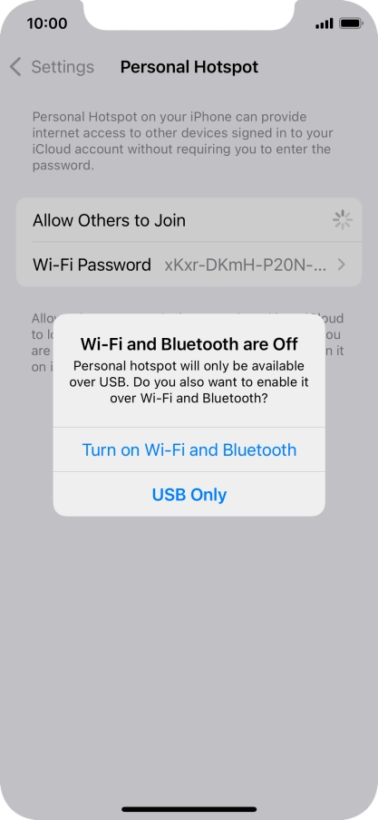 If Wi-Fi is turned off, press Turn on Wi-Fi and Bluetooth. If Wi-Fi is turned off, press Turn on Wi-Fi and Bluetooth.