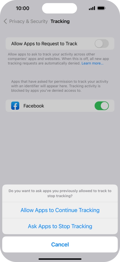 If you turn off the function, press the required setting. If you turn off the function, press the required setting.
