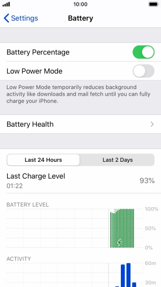 Press Battery Health. Press Battery Health.