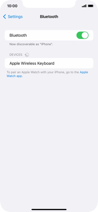 Press the required Bluetooth device and follow the instructions on the screen to pair the device with your phone. Press the required Bluetooth device and follow the instructions on the screen to pair the device with your phone.