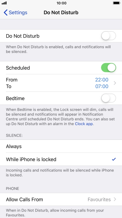 Press the indicator next to Press the indicator next to