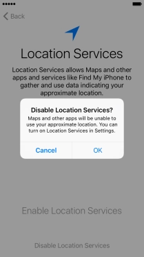 If you turn off the function, press OK. If you turn off the function, press OK.
