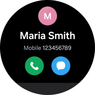 Press the call icon. Press the call icon.