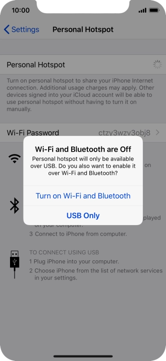 If Wi-Fi is turned off, press Turn on Wi-Fi and Bluetooth. If Wi-Fi is turned off, press Turn on Wi-Fi and Bluetooth.
