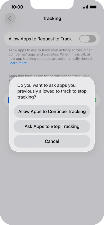 If you turn off the function, press the required setting. If you turn off the function, press the required setting.