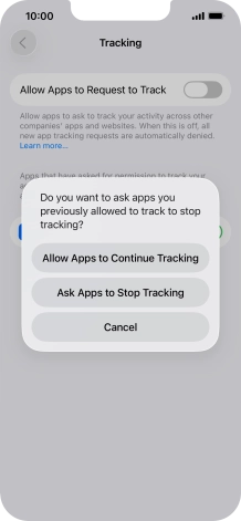 If you turn off the function, press the required setting. If you turn off the function, press the required setting.