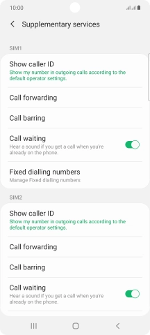 Press Show caller ID. Press Show caller ID.