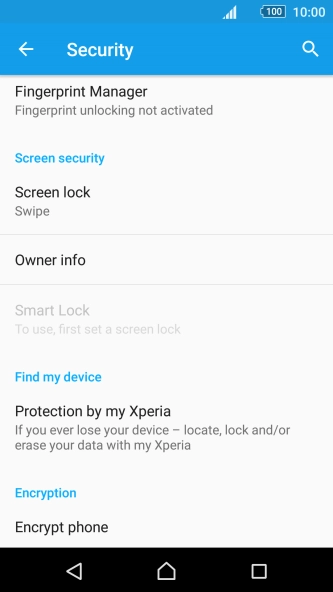 Press Screen lock. Press Screen lock.