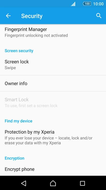 Press Screen lock. Press Screen lock.
