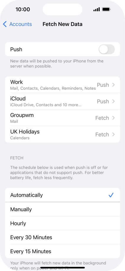 If you turn off the function, press the required setting. If you turn off the function, press the required setting.