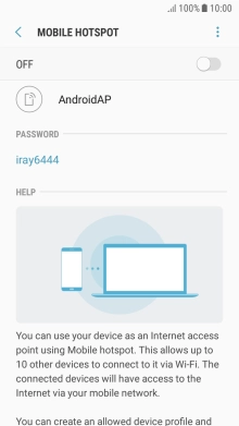 Press the menu icon. Press the menu icon.