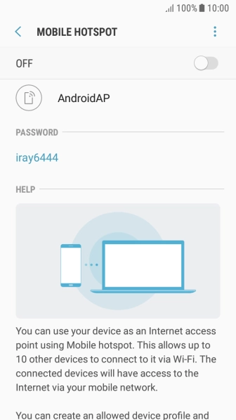 Press the menu icon. Press the menu icon.